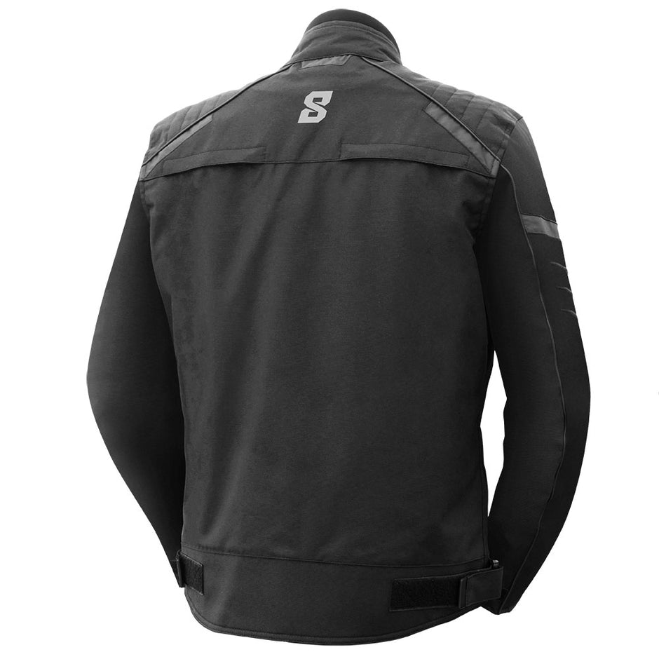 Veste Moto Homme Hiver 3/4 RAXUS EDGE – Imperméable 100%, Protections CE, Doublure Thermique Amovible
