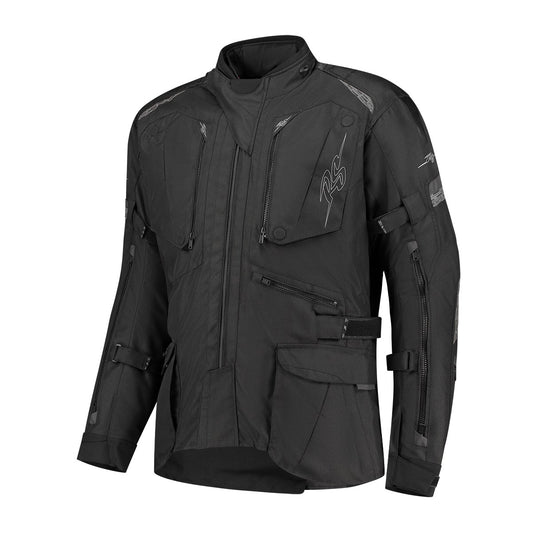 Veste pour motard imperméable avec doublure 3 en 1 et protections CE