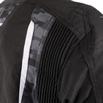 Blouson de moto homologué AA - Rusty Stitches Jack Pete noir et blanc - Vignette | Boutique biker
