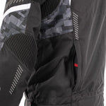 Blouson de moto homologué AA - Rusty Stitches Jack Pete noir et blanc - Vignette | Boutique biker