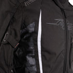 Blouson de moto homologué AA - Rusty Stitches Jack Pete noir et blanc - Vignette | Boutique biker