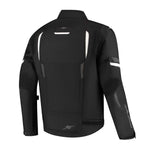 Blouson de moto homologué AA - Rusty Stitches Jack Pete noir et blanc - Vignette | Boutique biker