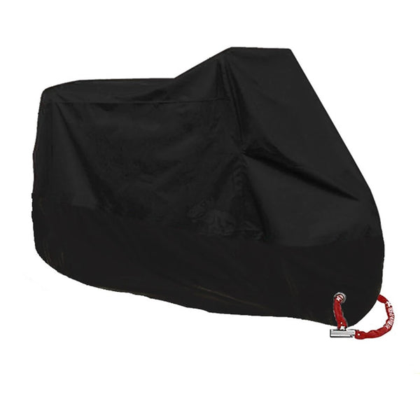 Housse De Protection Moto Imperméable - Taille XXL 245x105x125 Cm, Polyester, Avec Trous Antivol