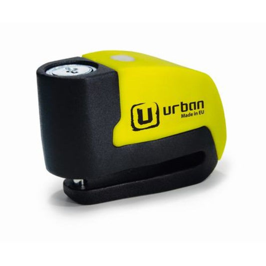 bloque disque moto urban avec alarme 120db et led rouge haute visibilité