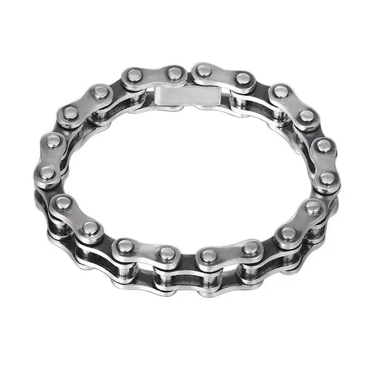 Bracelet chaine de moto en argent