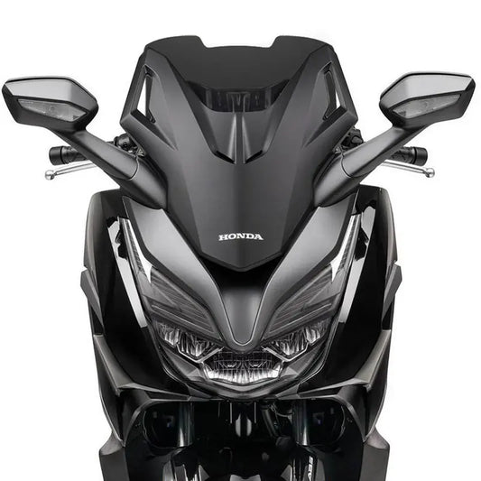Bulle sportive Malossi teintée noir fumé en PMMA pour Honda Forza 125/350
