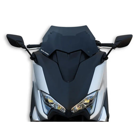 Bulle sport Malossi Sport Screen fumée foncée Yamaha TMAX 560, style racing.