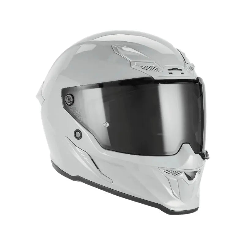 Casque moto intégral Exklusiv Goliath Gris Nardo mat, design aérodynamique et sécurisé.
