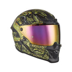 Casque intégral - Goliath Mythology noir mat or - Vignette | Boutique biker