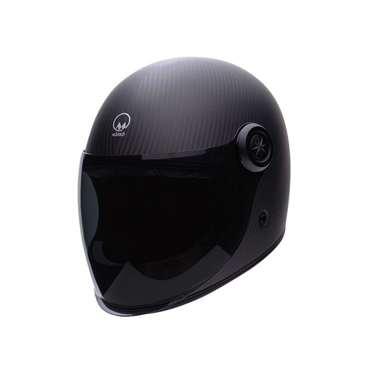 casque intégral noir carbone sportif pour moto homme