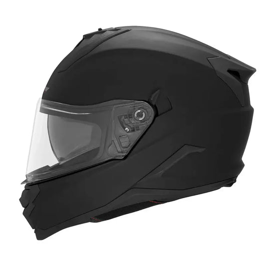 Casque intégral Nox N304S noir mat, design sportif, aérodynamique et homologué ECE 22.06.