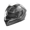Casque intégral Nox N402 Mentor noir blanc brillant, style urbain et sportif.