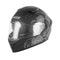 Casque intégral Nox N402 Spring argent mat femme, motifs floraux discrets.