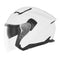 Casque jet Nox N130 blanc perle, double écran, homologation ECE 22.06, polycarbonate.