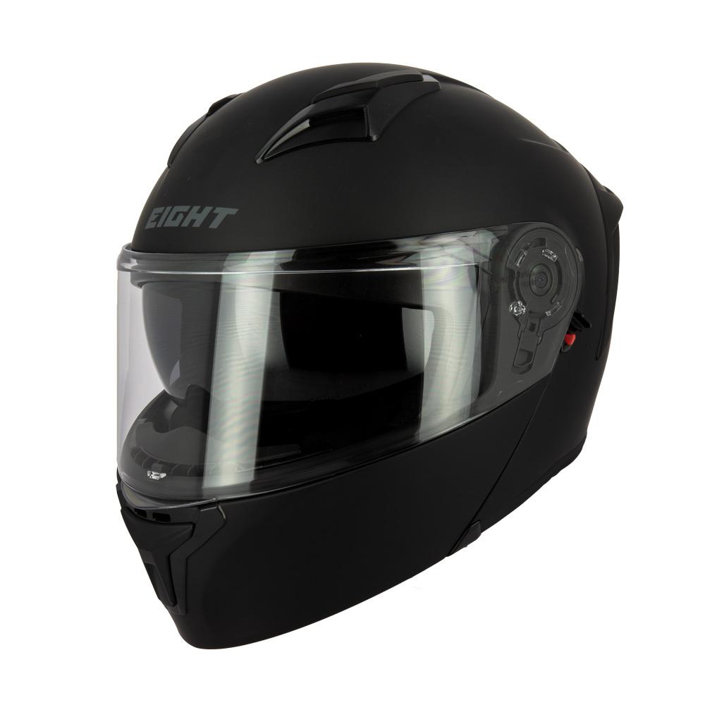 Casque modulable double écran Eight S551 noir mat