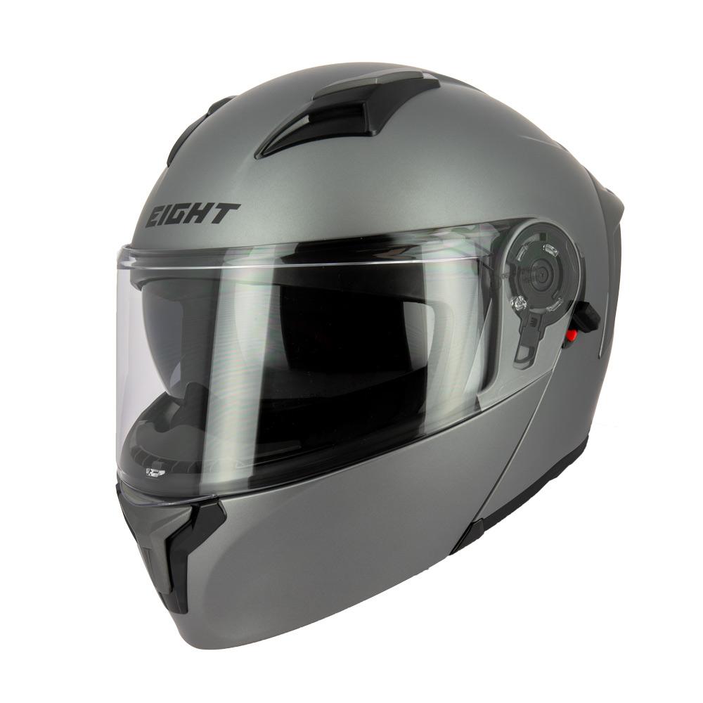Casque modulable double écran Eight S551 titane