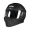 Casque modulable Simpson Darksome noir mat, design audacieux et casquette distinctive.