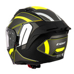 Casque moto modulable double écran - Eight S551 Dual Face titane et jaune fluo - Vignette | Boutique biker