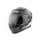 Casque modulable Simpson Darksome Hellfire noir brillant avec éclair blanc.