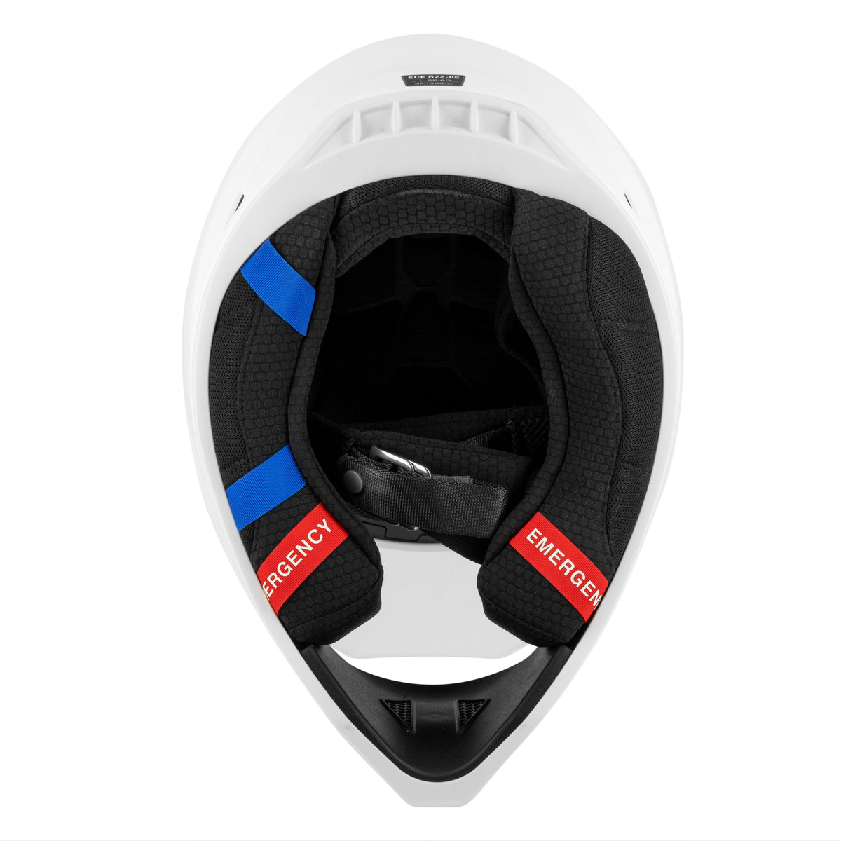 Casque cross Swaps Whip blanc, vue 6