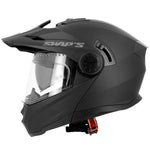 Casque moto enduro modulable - Swaps S791 Dune noir mat - Vignette | Boutique biker