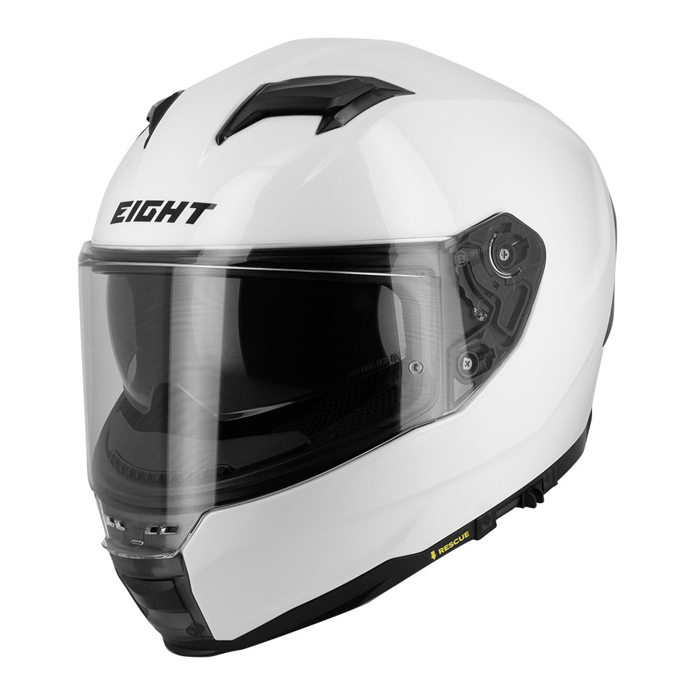 Casque moto Jet NS Blanc taille XL Eole - Feu Vert