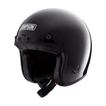 Casque jet moto - Chopper noir brillant - Vignette | Boutique biker