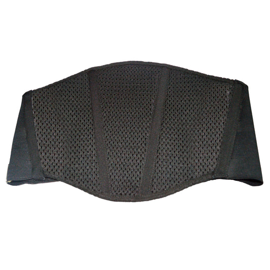 ceinture lombaire moto noire S-Line ventilée ajustable pour maintien dos motard homme femme