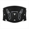 ceinture lombaire moto noire renforcée réglable respirante pour homme et femme tailles M à XL