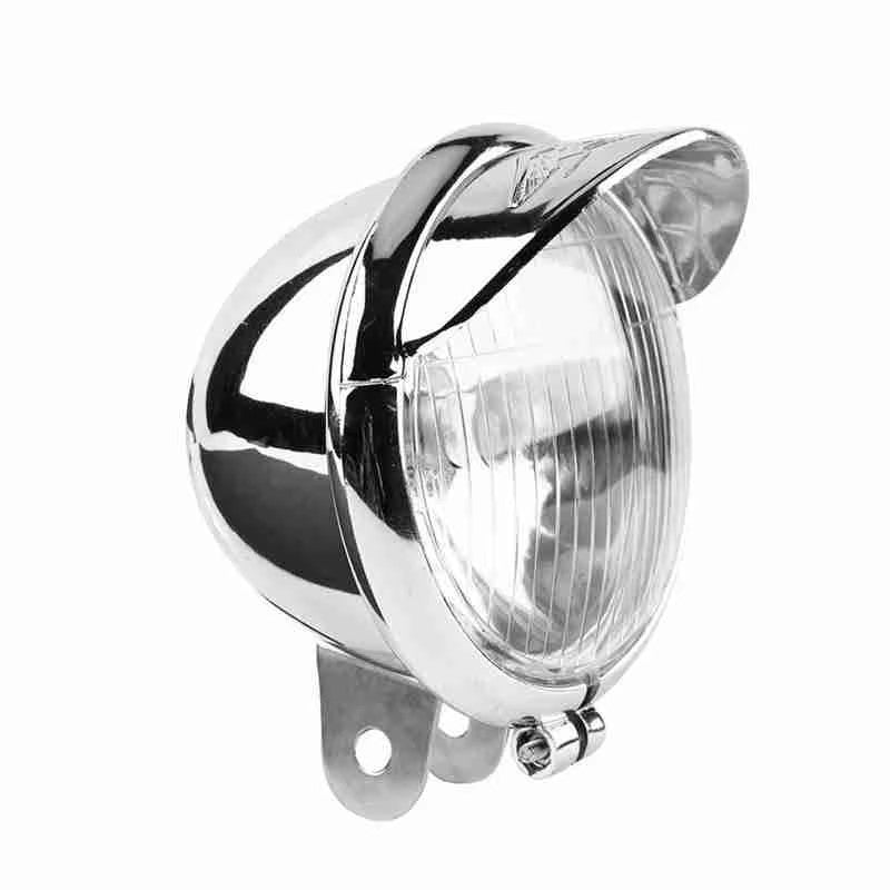 feu additionnel universel moto 10W 12V chromé style rétro vintage