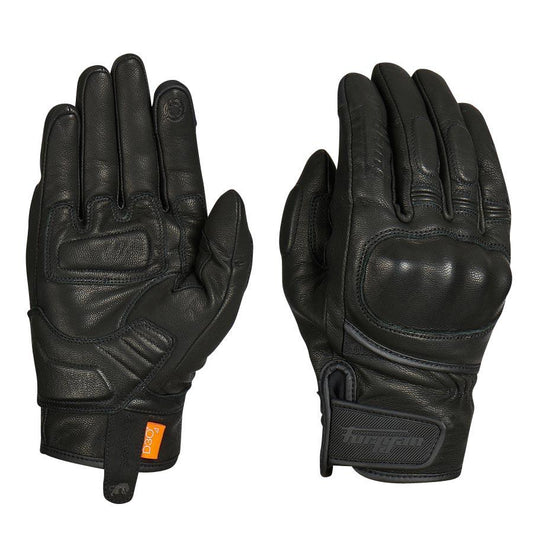 gants moto mi-saison Furygan Jet All Season D3O noir cuir homme homologués étanches tactiles