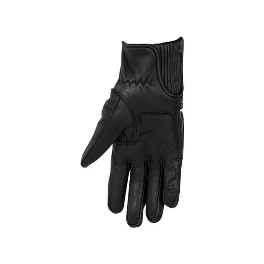 Gants moto été femme - Lilly noir et blanc