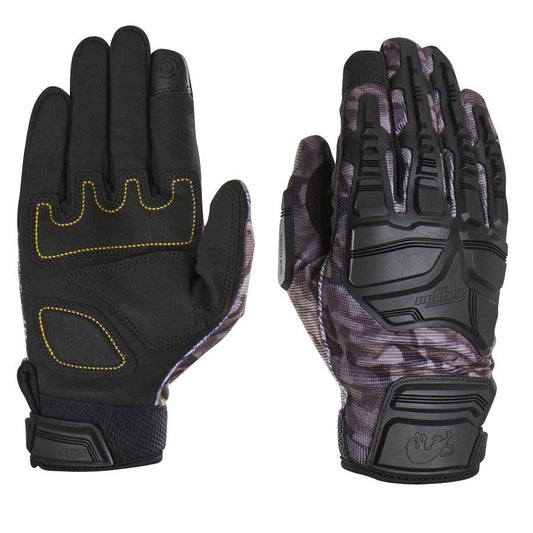 gants moto été Furygan Tekto Evo camouflage noir homme tactiles CE KP1 textile microfibre S à 3XL