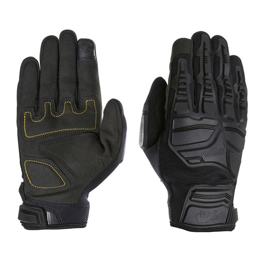 gants moto été Furygan Tekto Evo noir tactiles homme CE KP1 textile microfibre renforts rigides S à 3XL