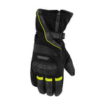 Guanti invernali da moto da uomo - Cole nero e giallo fluorescente - Vignette | Boutique biker