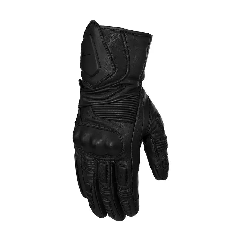 Gants moto homme Rusty Stitches Otto cuir premium, protections articulations, bouts tactiles.