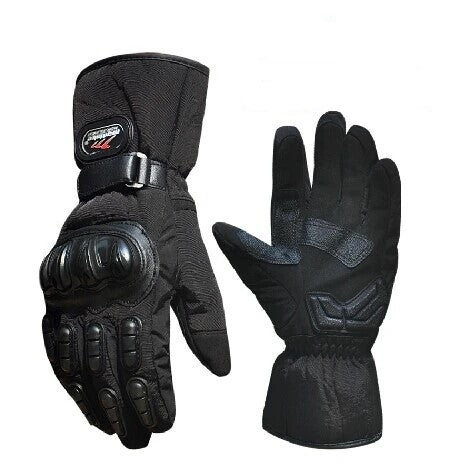 gants moto hiver imperméables homme femme scooter avec coque protection