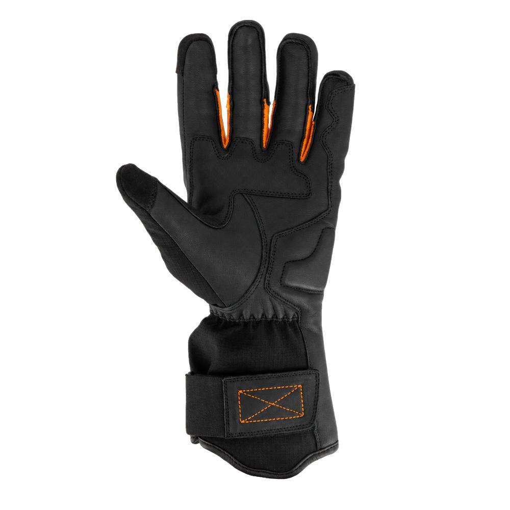 Gants moto hiver S-Line Trekk kaki et noir, gant moto tactile