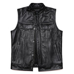 gilet biker cuir type sons of anarchy  soa | Boutique biker