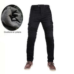 Jean de moto noir avec doublure polaire - Vignette | Boutique biker