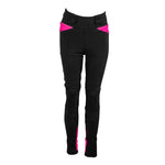 Legging moto femme - Claudia noir et rose - Vignette | Boutique biker