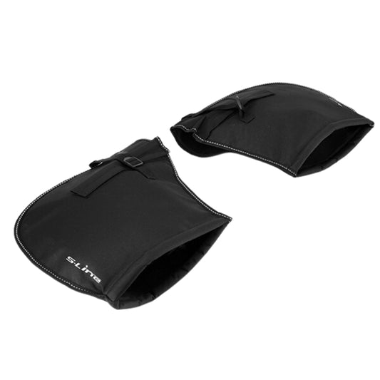 manchons hiver scooter moto s-line étanches polyester noir semi-rigides guidon universel