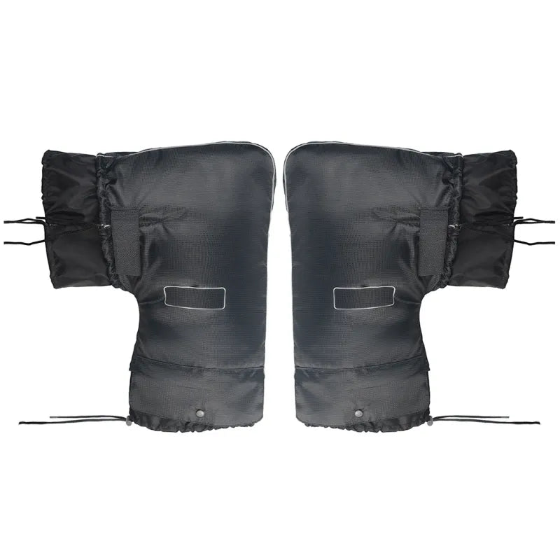 Hiver Automne Universel Gants de Guidon de Moto Imperméables Chaud pour  Protection Coupe-Vent Installé sur Poignée Protège-Mains Manchon Scooter  Anti Froid pour Femme Homme,Noir,taille unique : : Auto et Moto