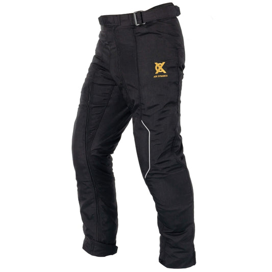 Pantalon airbag moto noir homologué SRA CX Air Dynamics en Kevlar Cordura pour homme et femme