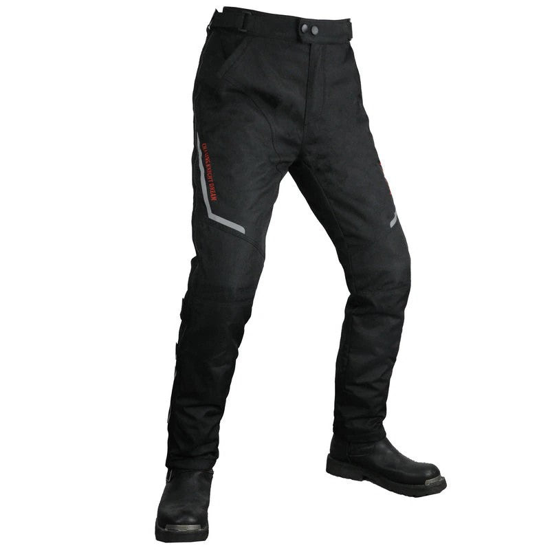 pantalon moto hiver homme femme étanche doublé thermique surpantalon zipé