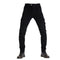 pantalon moto homme noir ajusté coques de protection style urbain