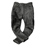 Pantalon de moto vintage en cuir - Vignette | Boutique biker