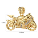 Pendentif moto or dimensions