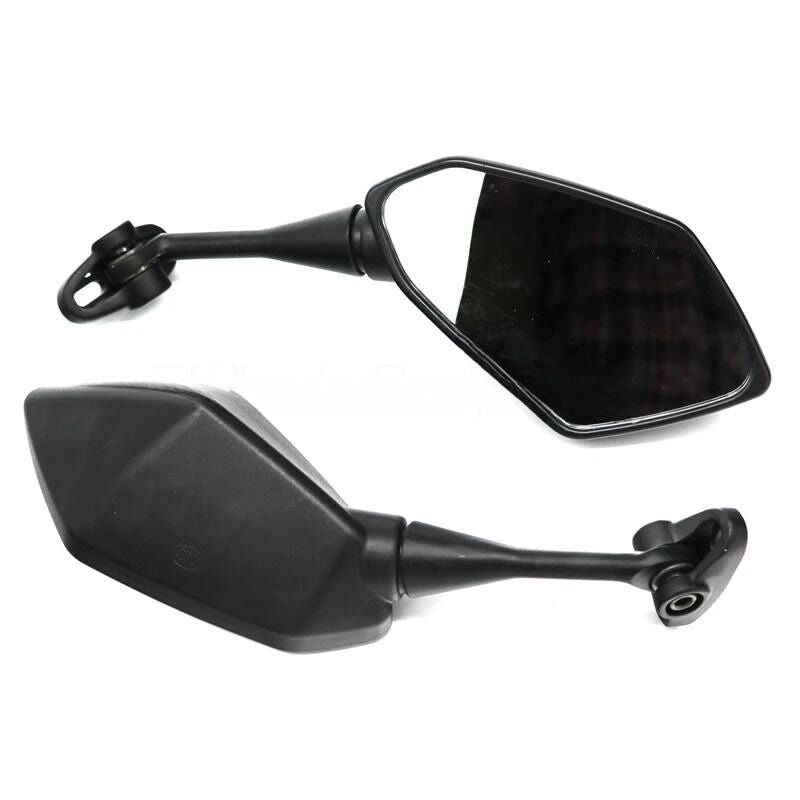 rétroviseur moto pour Honda CBR avec coque plastique noire au design sportif