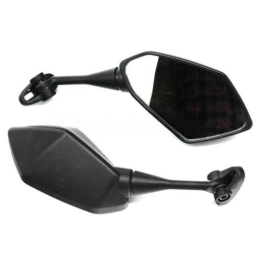 rétroviseur moto pour Honda CBR avec coque plastique noire au design sportif